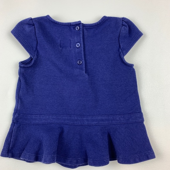 Janie and Jack 2T Ciao Capri Crochet Peplum Top - Picture 4 of 8